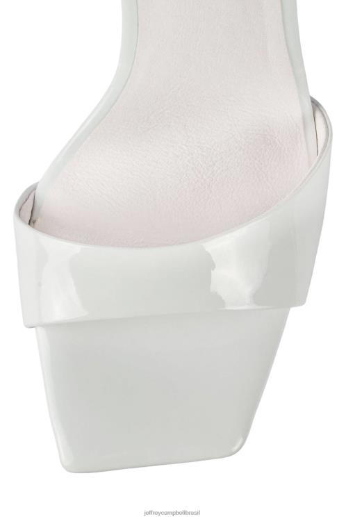 Jeffrey Campbell mulheres B0VBD1160 pat pastel branco multi sandália plataforma dias