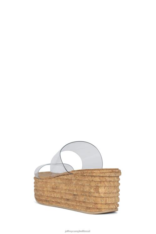 Jeffrey Campbell mulheres B0VBD1166 claro sandália plataforma trejos