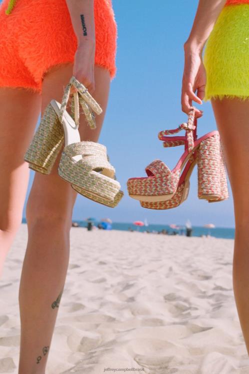 Jeffrey Campbell mulheres B0VBD1169 multi azul sandália plataforma iate