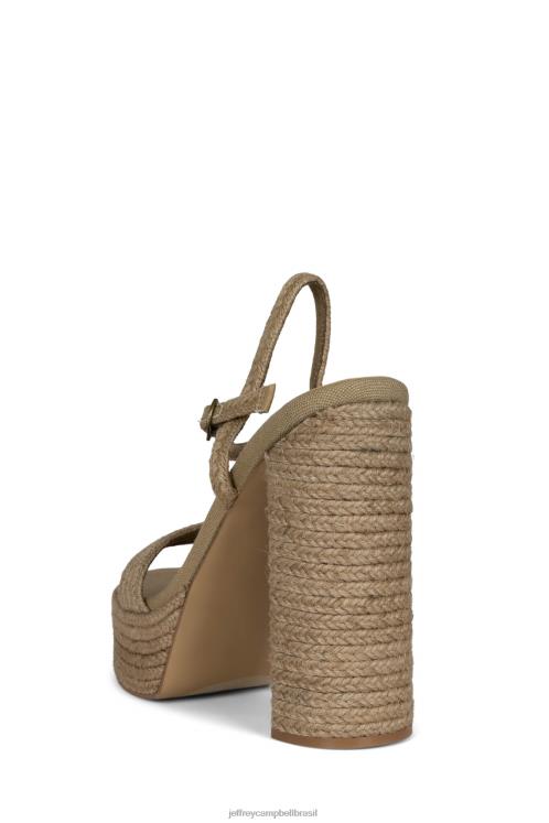Jeffrey Campbell mulheres B0VBD1171 bronzeado sandália plataforma iate