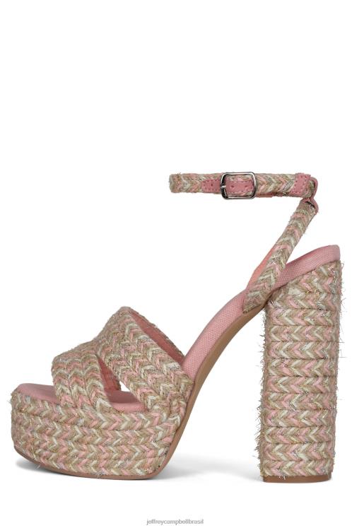 Jeffrey Campbell mulheres B0VBD1174 rosa multi sandália plataforma uiva