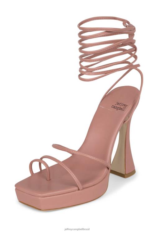 Jeffrey Campbell mulheres B0VBD1179 rosa empoeirado sandália plataforma primadona