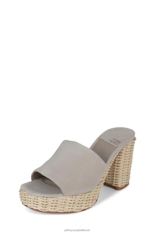 Jeffrey Campbell mulheres B0VBD1192 camurça taupe sandália plataforma magda-wkr
