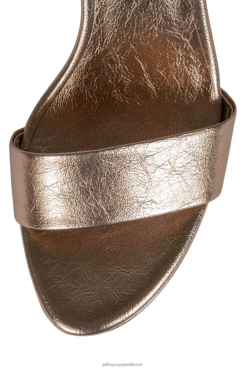 Jeffrey Campbell mulheres B0VBD1196 ouro rosa metálico sandália plataforma oraura