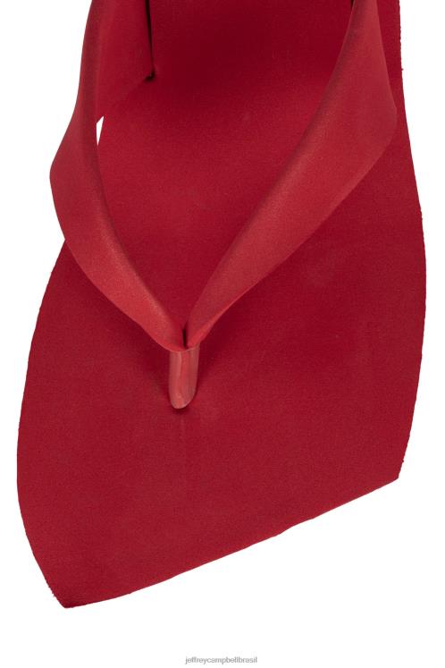 Jeffrey Campbell mulheres B0VBD1201 vermelho branco sandália plataforma ano de 2k