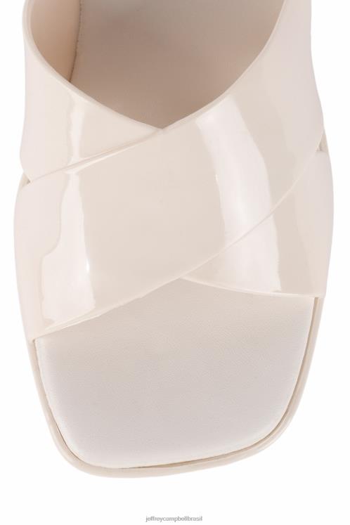 Jeffrey Campbell mulheres B0VBD142 creme brilhante sandália plataforma Chiclete