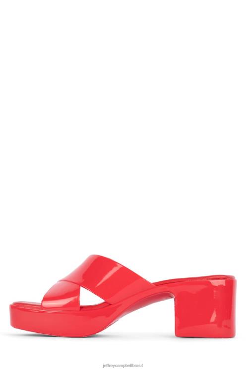 Jeffrey Campbell mulheres B0VBD143 vermelho sandália plataforma Chiclete