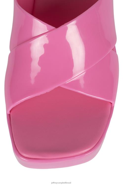 Jeffrey Campbell mulheres B0VBD144 rosa brilhante brilhante sandália plataforma Chiclete