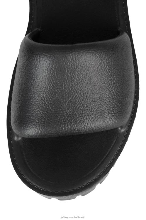 Jeffrey Campbell mulheres B0VBD17 preto sandália plataforma horário de verão
