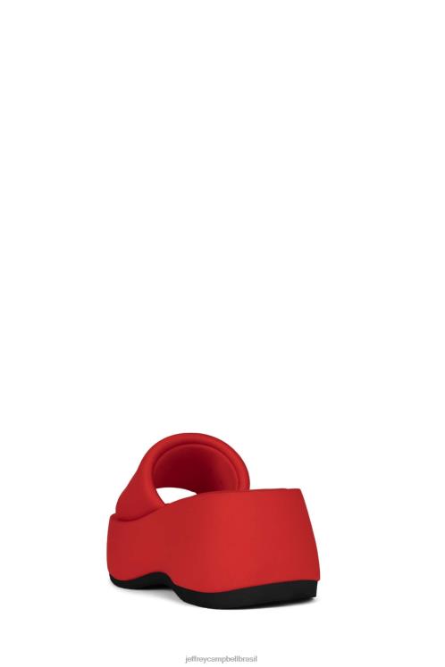 Jeffrey Campbell mulheres B0VBD1 neoprene vermelho sandália plataforma txt-me