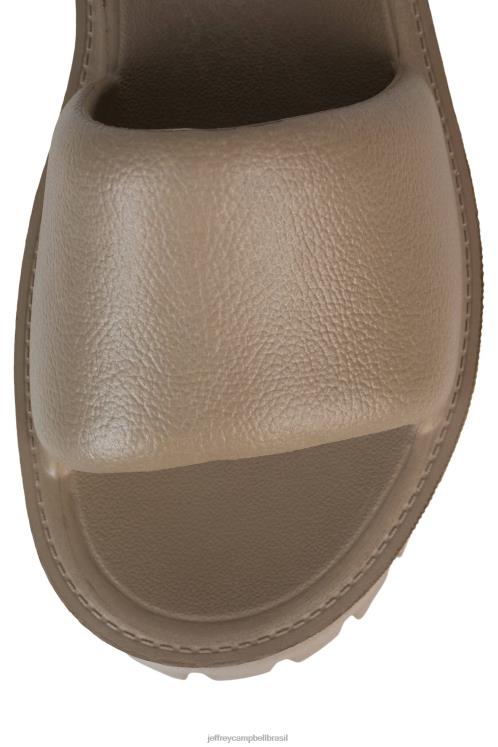 Jeffrey Campbell mulheres B0VBD20 taupe sandália plataforma horário de verão