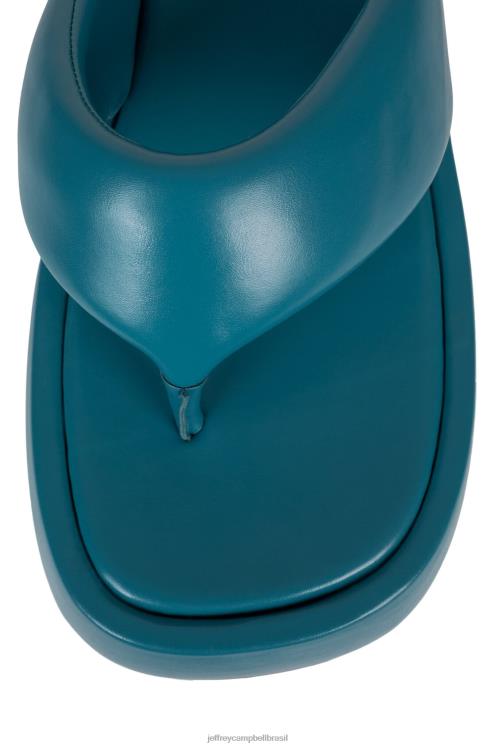 Jeffrey Campbell mulheres B0VBD247 azul sandália plataforma Chora bebê