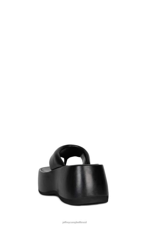 Jeffrey Campbell mulheres B0VBD249 preto sandália plataforma Chora bebê