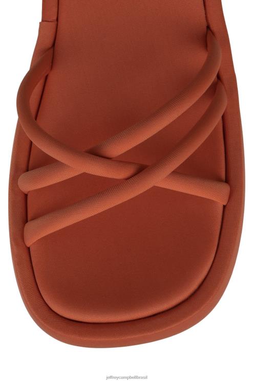 Jeffrey Campbell mulheres B0VBD252 neoprene laranja sandália plataforma melhorar