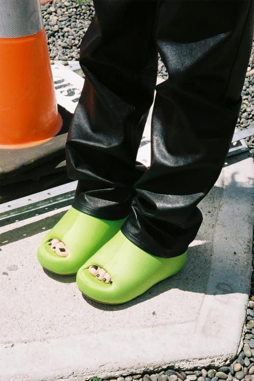 Jeffrey Campbell mulheres B0VBD5 neoprene verde claro sandália plataforma cruzador