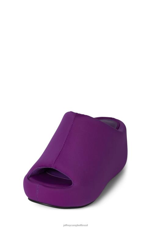 Jeffrey Campbell mulheres B0VBD7 neoprene roxo sandália plataforma cruzador