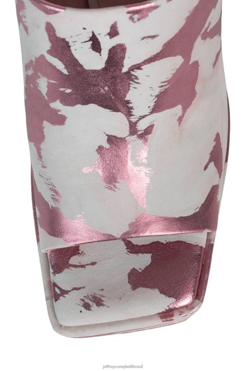 Jeffrey Campbell mulheres B0VBD978 rosa branco sandália plataforma exagerado