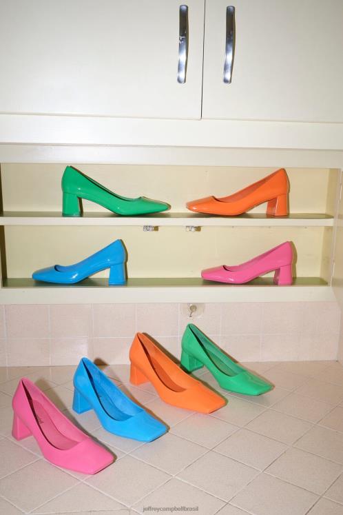Jeffrey Campbell mulheres B0VBD1322 patente fúcsia bomba de salto alto eileen