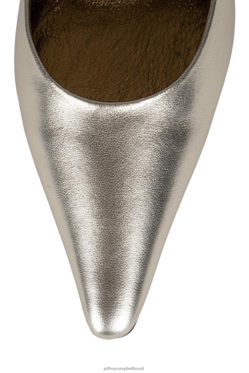 Jeffrey Campbell mulheres B0VBD1340 combinação de ouro bronze bomba de salto alto Julieta