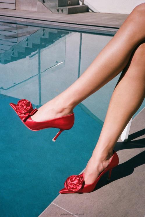 Jeffrey Campbell mulheres B0VBD1344 combinação vermelho azul bomba de salto alto la-fleur