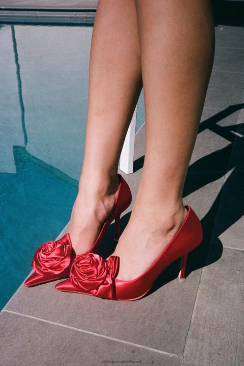 Jeffrey Campbell mulheres B0VBD1344 combinação vermelho azul bomba de salto alto la-fleur