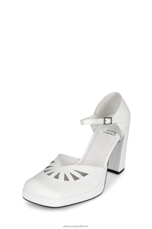Jeffrey Campbell mulheres B0VBD1353 caixa de marfim bomba de salto alto maxxed