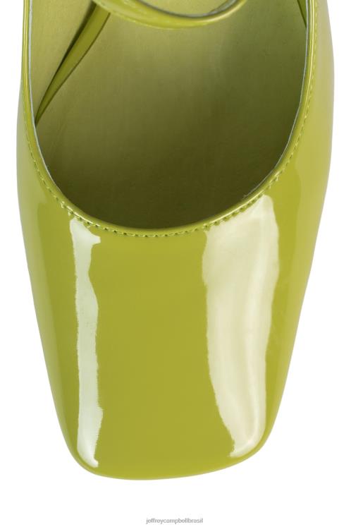 Jeffrey Campbell mulheres B0VBD1360 patente verde bomba de salto alto bourdin-2