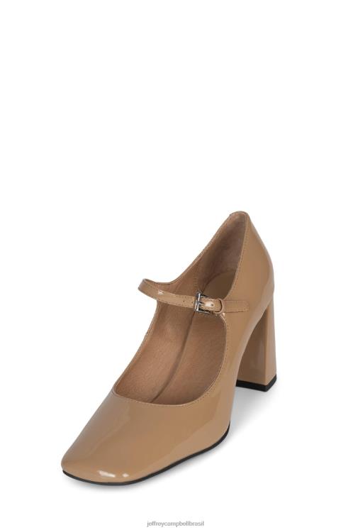 Jeffrey Campbell mulheres B0VBD1361 patente natural bomba de salto alto bourdin-2