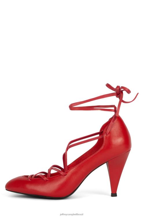 Jeffrey Campbell mulheres B0VBD1370 vermelho bomba de salto alto kreuger