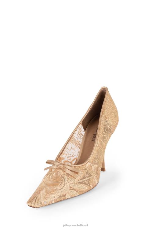 Jeffrey Campbell mulheres B0VBD1377 natural bomba de salto alto gracioso