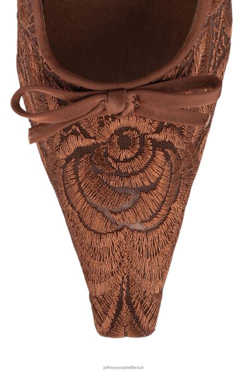 Jeffrey Campbell mulheres B0VBD1378 bronzeado bomba de salto alto gracioso