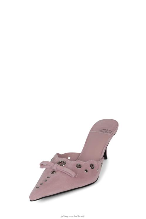 Jeffrey Campbell mulheres B0VBD1396 rosa bebê camurça prata bomba de salto alto grátis