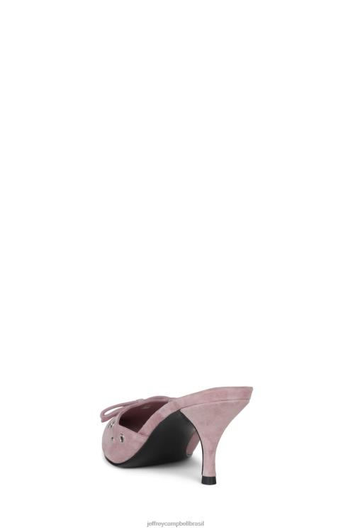 Jeffrey Campbell mulheres B0VBD1396 rosa bebê camurça prata bomba de salto alto grátis