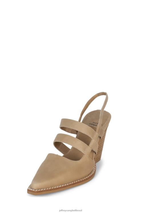 Jeffrey Campbell mulheres B0VBD51 natural bomba de salto alto carolina