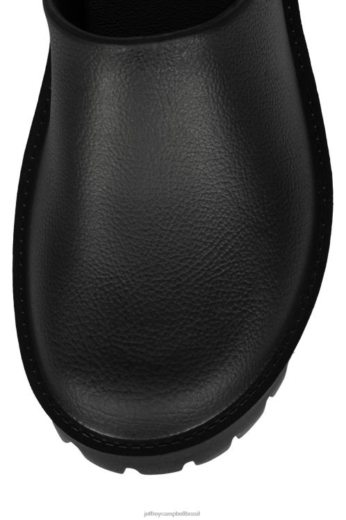 Jeffrey Campbell mulheres B0VBD1685 preto mula de salto alto entupir