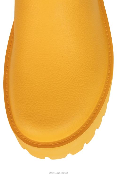 Jeffrey Campbell mulheres B0VBD1692 amarelo mula de salto alto entupir