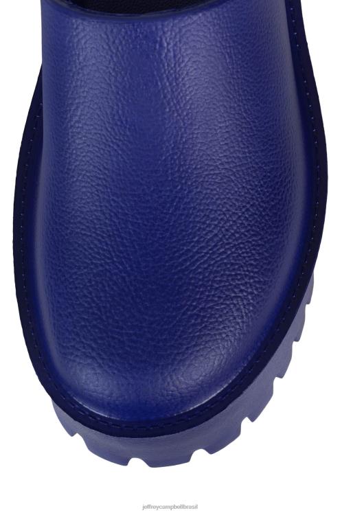 Jeffrey Campbell mulheres B0VBD1693 azul mula de salto alto entupir