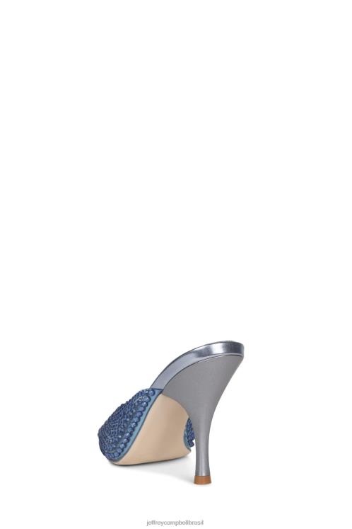 Jeffrey Campbell mulheres B0VBD1707 azul claro claro mula de salto alto romântico
