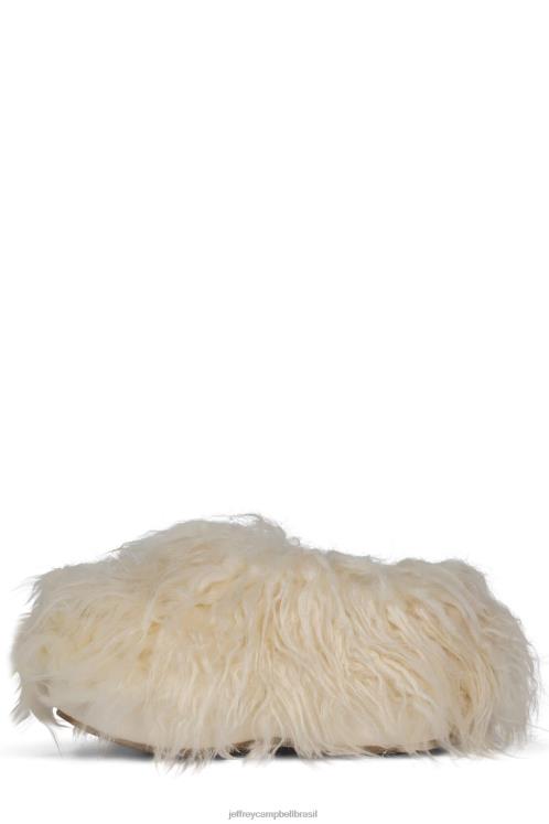 Jeffrey Campbell mulheres B0VBD1732 marfim mula de salto alto cloggin-f