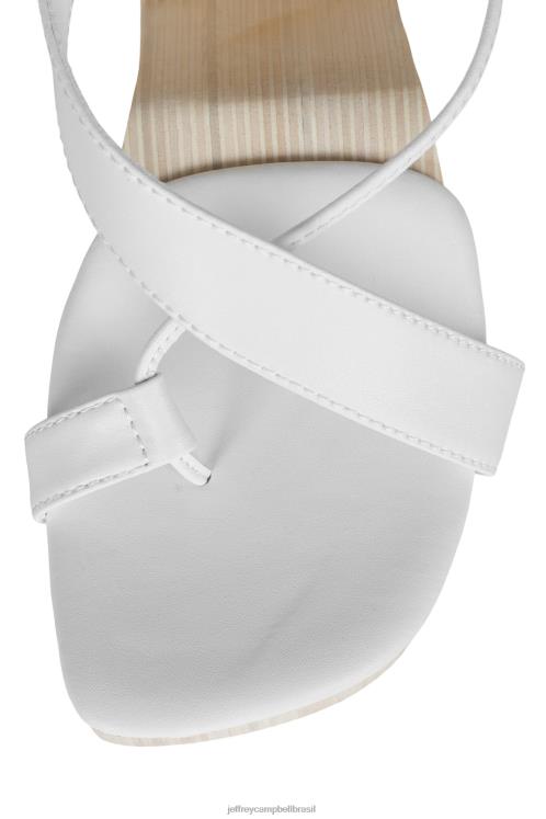 Jeffrey Campbell mulheres B0VBD116 branco sandália de salto alto arbelos