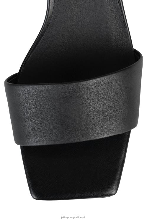 Jeffrey Campbell mulheres B0VBD1406 ouro Preto sandália de salto alto pronto-2-go