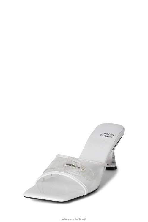 Jeffrey Campbell mulheres B0VBD1443 branco claro sandália de salto alto apertar