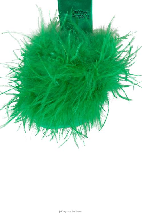 Jeffrey Campbell mulheres B0VBD1522 verde claro sandália de salto alto motorista