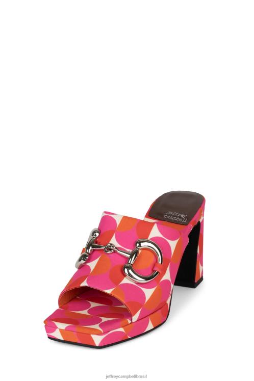 Jeffrey Campbell mulheres B0VBD1551 rosa vermelho multi sandália de salto alto caviar-bt