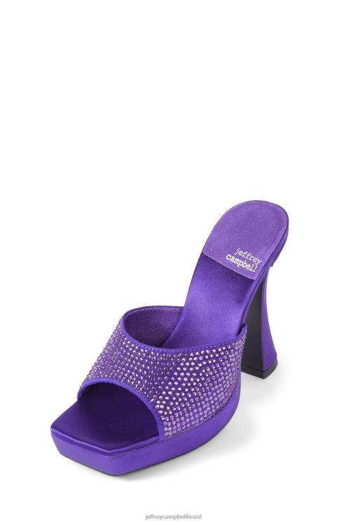 Jeffrey Campbell mulheres B0VBD1567 roxo cetim roxo sandália de salto alto hollywoodj