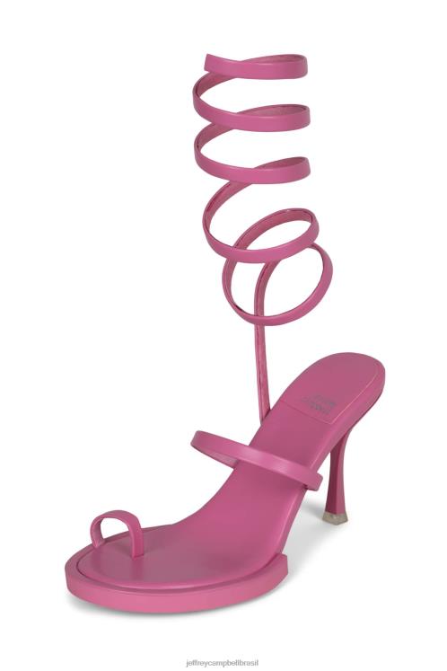 Jeffrey Campbell mulheres B0VBD1581 Rosa brilhante sandália de salto alto luzia-rt