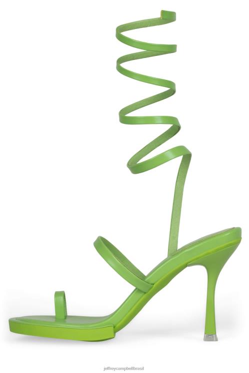 Jeffrey Campbell mulheres B0VBD1582 verde claro sandália de salto alto luzia-rt