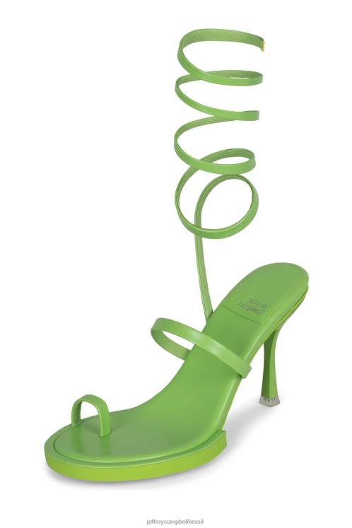 Jeffrey Campbell mulheres B0VBD1582 verde claro sandália de salto alto luzia-rt