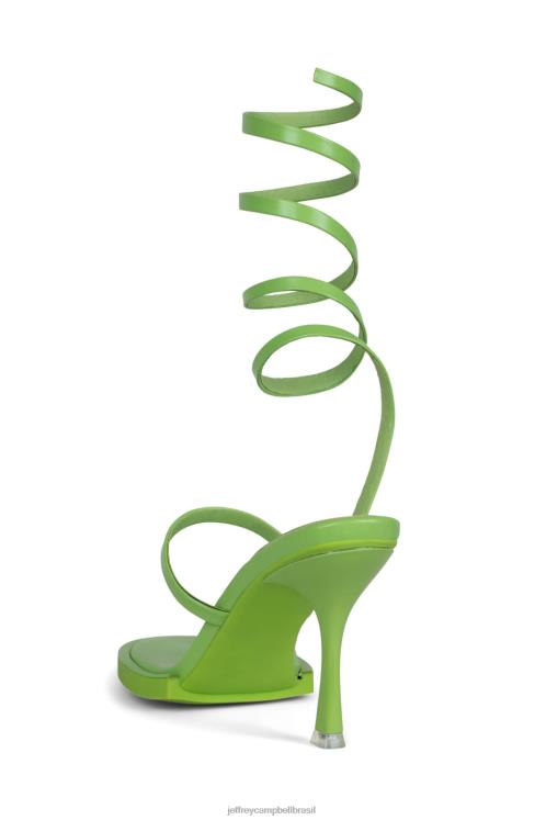 Jeffrey Campbell mulheres B0VBD1582 verde claro sandália de salto alto luzia-rt
