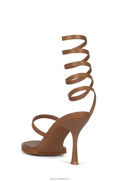 Jeffrey Campbell mulheres B0VBD1583 natural sandália de salto alto luzia-rt